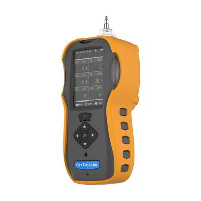 गैस रिसाव परीक्षण के लिए TFT LCD डिस्प्ले CO H2S CO2 pid voc NH3 NO2 SO2 पोर्टेबल मल्टी गैस डिटेक्टर